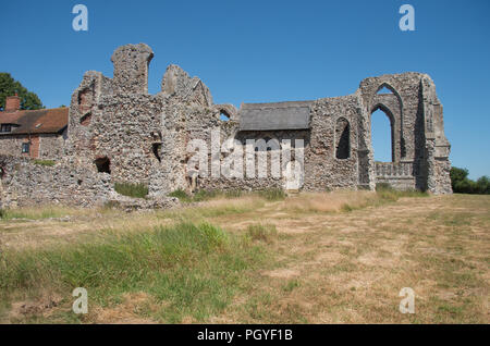 Theberton ruine Suffolk Banque D'Images