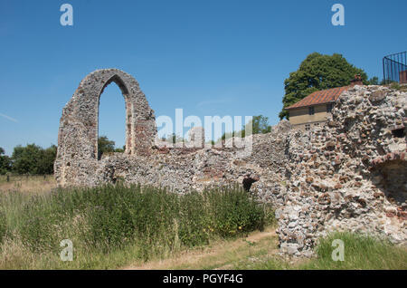 Theberton ruine Suffolk Banque D'Images