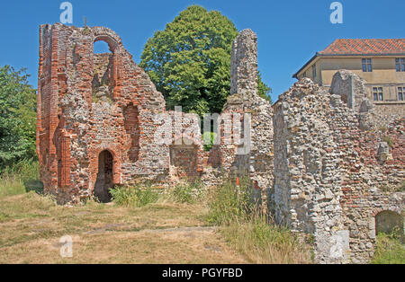 Theberton ruine Suffolk Banque D'Images