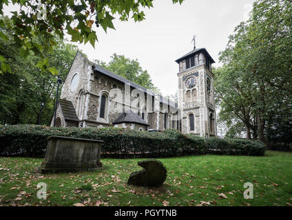 St Pancras Old Church à Somers Town, Londres, Royaume-Uni. Banque D'Images