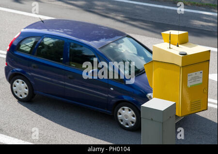 L'application du code de la caméra en Pologne. 23 août 2018 © Wojciech Strozyk / Alamy Stock Photo Banque D'Images