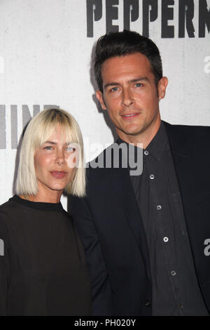 Los Angeles, USA. 28 août 2018. Nicole Vicius, John Boyd 08/28/2018 La première mondiale de 'Peppermint' qui s'est tenue au Regal Cinemas L.A. Vivre à Los Angeles, CA Photo par Izumi Hasegawa / HollywoodNewsWire.co Crédit : Hollywood News Wire Inc./Alamy Live News Banque D'Images