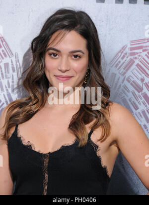 Los Angeles, USA. 28 août 2018. L'actrice Stephanie Arcila assiste à la première de STX Entertainment's 'Peppermint' le 28 août 2018 à Regal Cinemas L.A. Stade 14 vit à Los Angeles, Californie. Photo de Barry King/Alamy Live News Banque D'Images