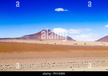 Paysage bolivien, Salvador Dali desert view. Belle Bolivie Banque D'Images