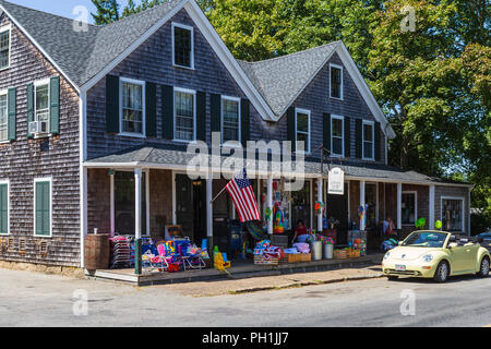 Le magasin général de l'allée historique, à l'origine établi en 1858, à West Tisbury, Massachusetts sur Martha's Vineyard. Banque D'Images