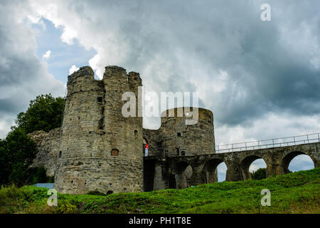 Forteresse médiévale du XIII siècle, Koporye dans Leningradskaya Oblast, Russie. Banque D'Images