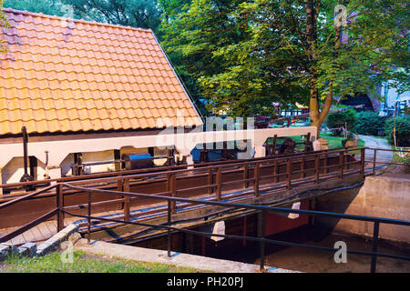 Château Moulin de Slupsk. Slupsk, occidentale, en Pologne. Banque D'Images