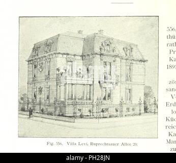 Libre à partir de la page 608 de "trassburg und seine Bauten. Herausgegeben vom Architekten- und für Ingenieur-Verein Elsass-Lothringen. 655 Abbildungen mit en texte, etc' . Banque D'Images