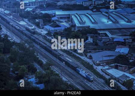 Chongqing, Chongqing, Chine. Août 30, 2018. Chongqing, Chine-paysage de ville Youxi dans le sud-ouest de la Chine, Chongqing. Crédit : SIPA Asie/ZUMA/Alamy Fil Live News Banque D'Images