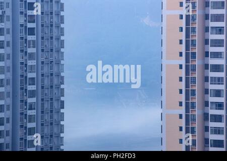 Chongqing, Chongqing, Chine. Août 30, 2018. Chongqing, Chine-paysage de ville Youxi dans le sud-ouest de la Chine, Chongqing. Crédit : SIPA Asie/ZUMA/Alamy Fil Live News Banque D'Images