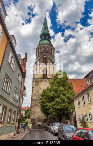 Kreuzkirche, église Sainte Croix, centre de la vieille ville, Hanovre, Basse-Saxe, Allemagne Banque D'Images