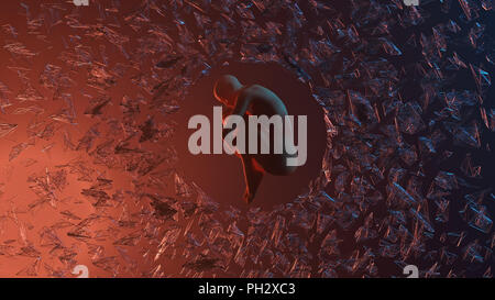 Création d'un homme artificiel Banque D'Images