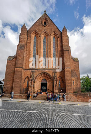 Entrée de l'Université de Strathclyde baronnie située sur l'ancienne église paroissiale du Barony Castle Street Glasgow Scotland UK Banque D'Images