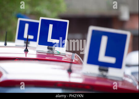 Les leçons de conduite voiture à Gdansk, Pologne. 29 août 2018 © Wojciech Strozyk / Alamy Stock Photo Banque D'Images