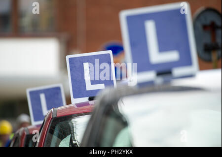 Les leçons de conduite voiture à Gdansk, Pologne. 29 août 2018 © Wojciech Strozyk / Alamy Stock Photo Banque D'Images