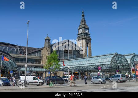 Hauptbahnhof, Hachmannplatz, Kirchenallee, Hamburg, Deutschland Banque D'Images
