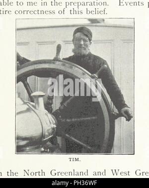 Libre à partir de la page 127 de "vers le nord au "Great Ice" un récit de vie et de travail le long des rives et à l'intérieur de la banquise du Groenland du nord dans les années 1886 et 1891-1897 . Avec cartes, schémas, et0054. Banque D'Images