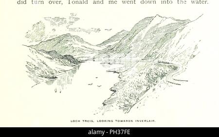Libre à partir de la page 137 de '"Mountain, Moor et Loch" illustré par stylo et crayon, sur la route de la West Highland Railway' . Banque D'Images