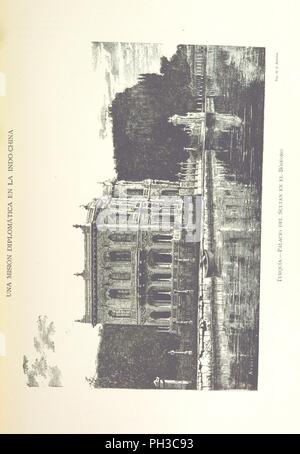 Libre à partir de la page 221 de "una misión diplomática en Indochine. Descripción del viaje de la Legación especial de España al Imperio de Annam y reino de Siam . con un prólogo de Don P. de0041. Banque D'Images