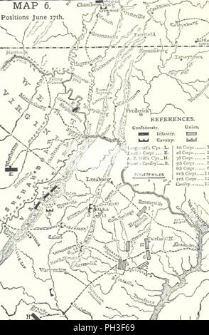 Libre à partir de la page 288 de "batailles et les dirigeants de la guerre civile, étant pour la plupart des contributions des agents confédérés et l'Union européenne, fondée sur "le siècle War." sous la direction de R. U. J. et C. C. B., etc. [Mauvais0036. Banque D'Images