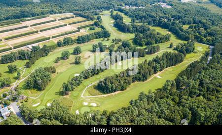 Saratoga Spa Golf Parcours, Saratoga Springs, NY, USA Banque D'Images