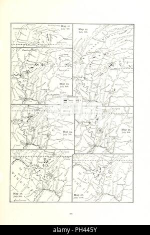 Libre à partir de la page 405 de "batailles et les dirigeants de la guerre civile, étant pour la plupart des contributions des agents confédérés et l'Union européenne, fondée sur "le siècle War." sous la direction de R. U. J. et C. C. B., etc. [Mauvais0088. Banque D'Images