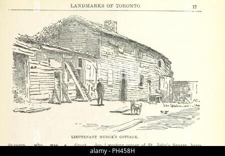 Libre à partir de la page 45 de "Robertson's Landmarks de Toronto. Une collection d'esquisses historiques de l'ancienne ville de York à partir de 1792 jusqu'en 1833 (jusqu'à 1837) et de Toronto de 1834 à 1893 (1914). Aussi . gravures . Publis0088. Banque D'Images