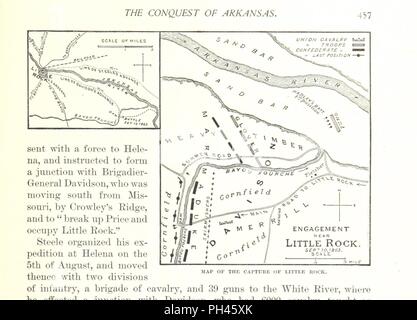 Libre à partir de la page 481 de "batailles et les dirigeants de la guerre civile, étant pour la plupart des contributions des agents confédérés et l'Union européenne, fondée sur "le siècle War." sous la direction de R. U. J. et C. C. B., etc. [Mauvais0056. Banque D'Images