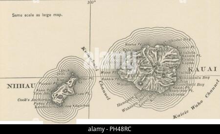 Libre à partir de la page 641 de "Hawaii nos nouvelles possessions. Illustré, etc' . Banque D'Images