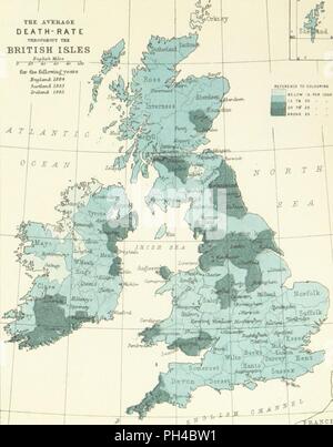 Libre à partir de la page 945 de "Gazetteer of the British Isles, statistiques et topographiques. Édité par J. Barthélémy. Avec les annexes et les cartes et plans spéciaux' . Banque D'Images