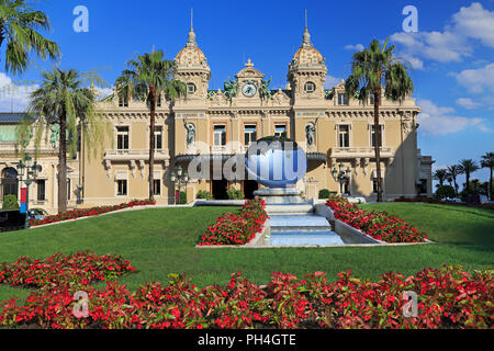 Le Grand Casino de Monte Carlo, les jeux de hasard et de divertissement dans la Côte d'Azur Banque D'Images