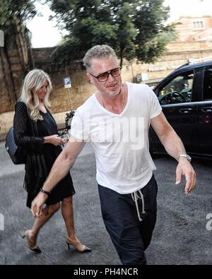 Eric Dane arrive à l'Eden Hôtel comprend : Eric Dane Où : Rome, Latium, Italie Quand : 29 juillet 2018 : Crédit d'IPA/WENN.com **Uniquement disponible pour publication au Royaume-Uni, USA, Allemagne, Autriche, Suisse** Banque D'Images