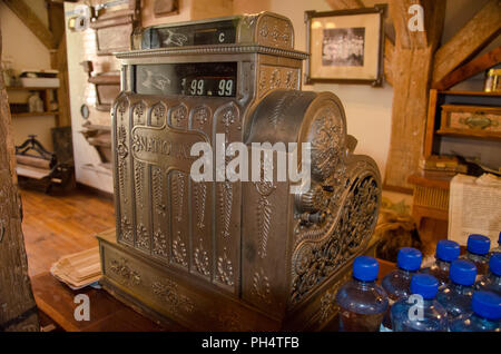 Old vintage caisse. National, Dayton, Ohio, USA Banque D'Images