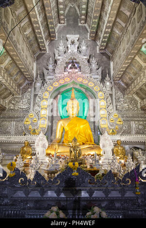 L'Ubosot ou coordination hall of Wat Sri Suphan, Chiang Mai, Thaïlande Banque D'Images