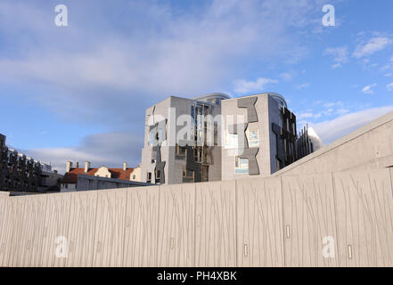 Nouveau bâtiment du parlement écossais, Holyrood, Édimbourg, Écosse, Royaume-Uni Banque D'Images