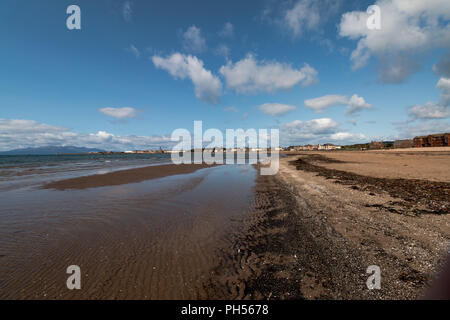 Adrossan Saltcoast, Port, littoral Stevenston Landmarks Banque D'Images