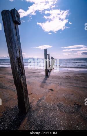 Adrossan Saltcoast, Port, littoral Stevenston Landmarks Banque D'Images