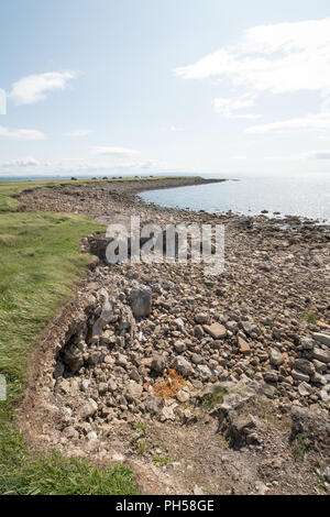 Adrossan Saltcoast, Port, littoral Stevenston Landmarks Banque D'Images