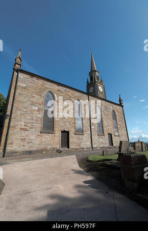 Adrossan Saltcoast, Port, littoral Stevenston Landmarks Banque D'Images