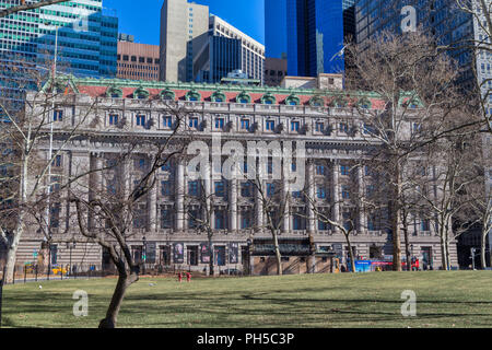 George Gustav Heye Center, National Museum of American Indian, Alexander Hamilton U.S. Custom House (1907), New York City, USA Banque D'Images