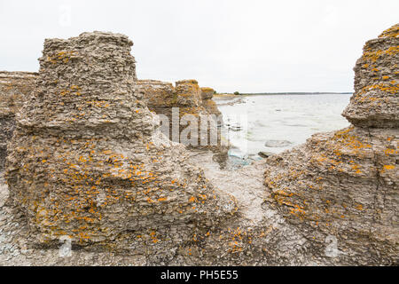 Les piles de la mer au prix Banque D'Images