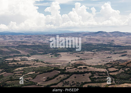 Avis de Marmilla Région. Marmilla est une région naturelle du centre-sud de la Sardaigne Banque D'Images