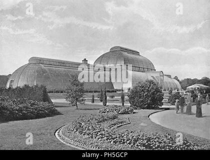 'Le Grand Palm House, Kew Gardens', c1896. Artiste : York & Fils. Banque D'Images