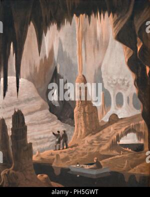 "L'émerveillement et la beauté d'une stalactite cave', 1935. Artiste : Inconnu. Banque D'Images