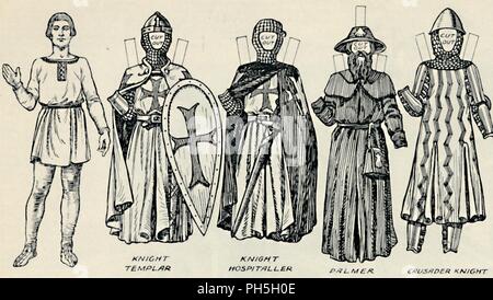 'La Grande Galerie de la Costume : robes a varié dans Norman Times', c1934. Artiste : Inconnu. Banque D'Images