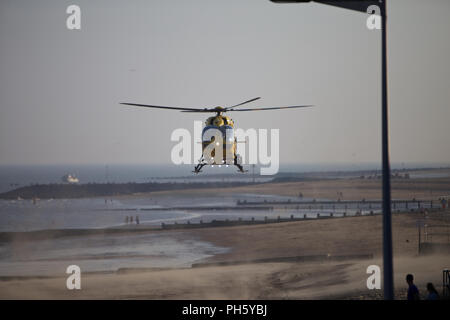 East Anglian Air Ambulance Banque D'Images