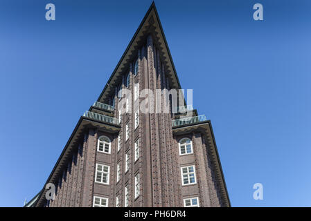 La Chilehaus, Fischertwiete, Kontorhausviertel, Hamburg, Deutschland Banque D'Images