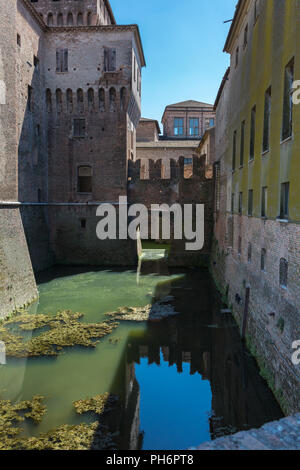 Château médiéval de Mantova, UNESCO World Heritage - Lombardie, Italie. Banque D'Images