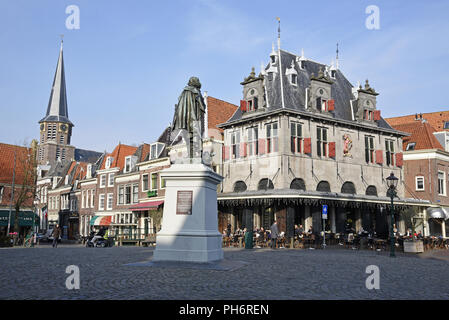 De Roode Steen, carré, Hoorn, Pays-Bas Banque D'Images