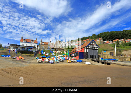 Runswick Bay, North Yorkshire, Angleterre, Royaume-Uni. Banque D'Images